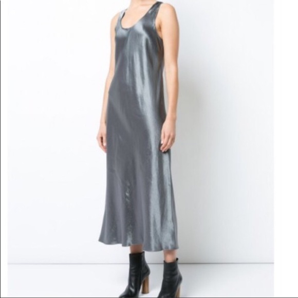 bias cut satin dress